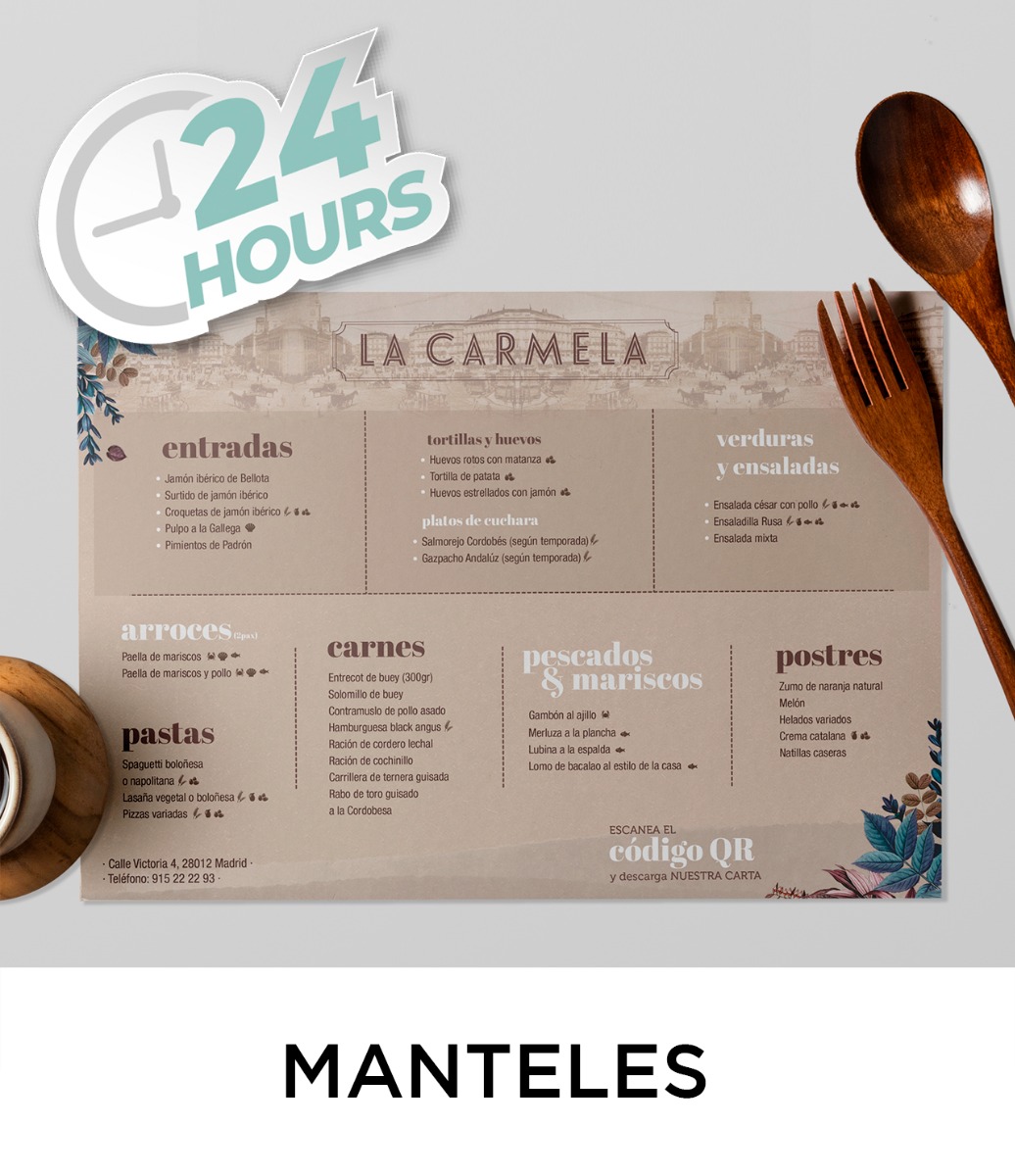 MANTELES DE PAPEL INDIVIDUALES