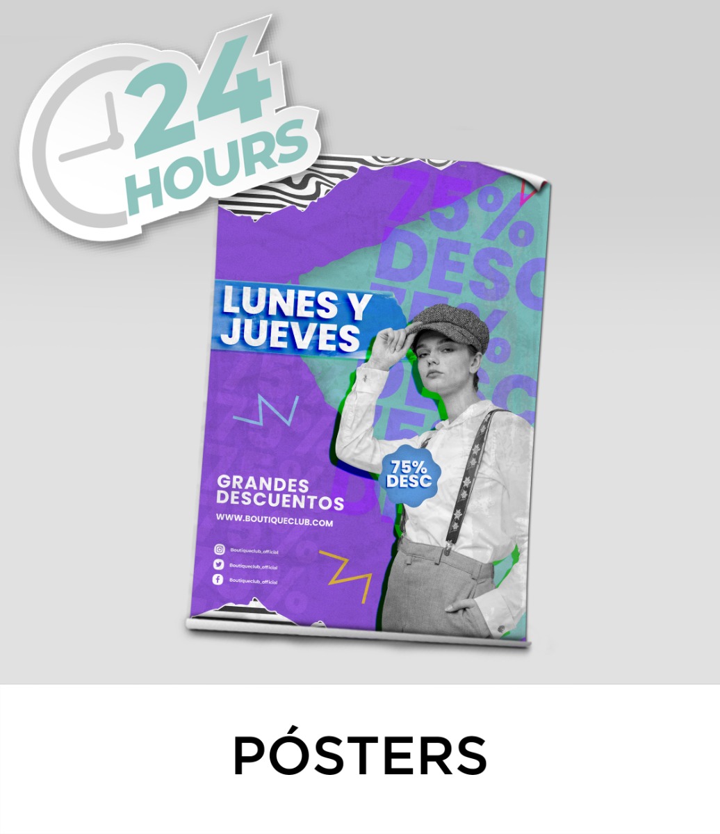 CARTELES PUBLICITARIOS EN 24 HORAS