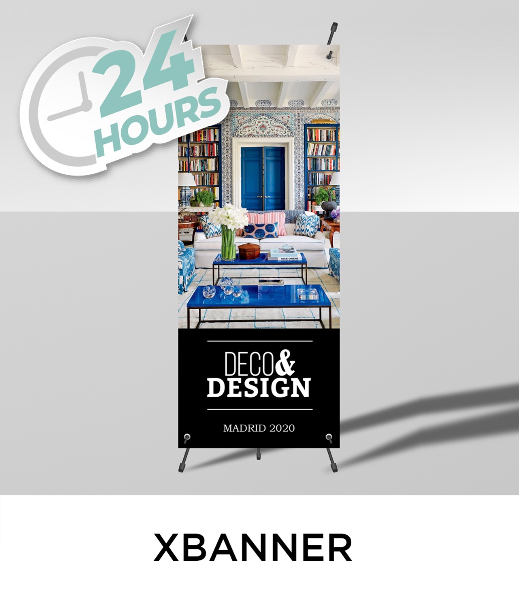 X-BANNER PERSONALIZADO EN 24 HORAS
