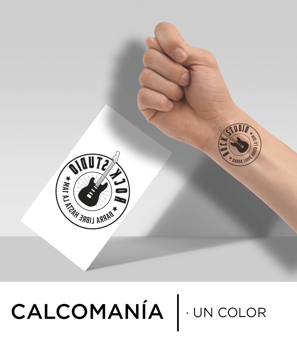 Calcomanías Personalizadas a un color