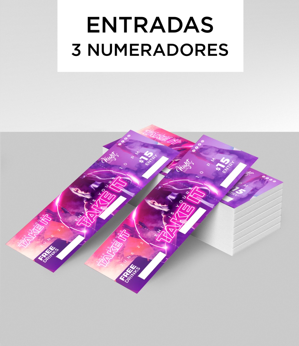 Entradas baratas para Eventos con tinta invisible