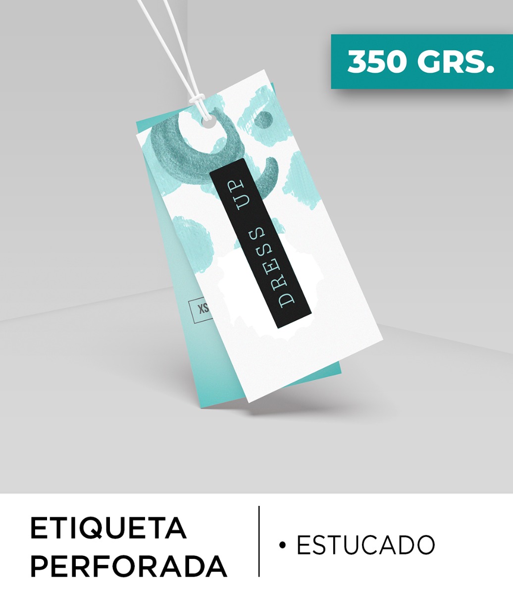 Etiquetas perforadas y personalizadas al mejor precio, imprenta online en  Madrid