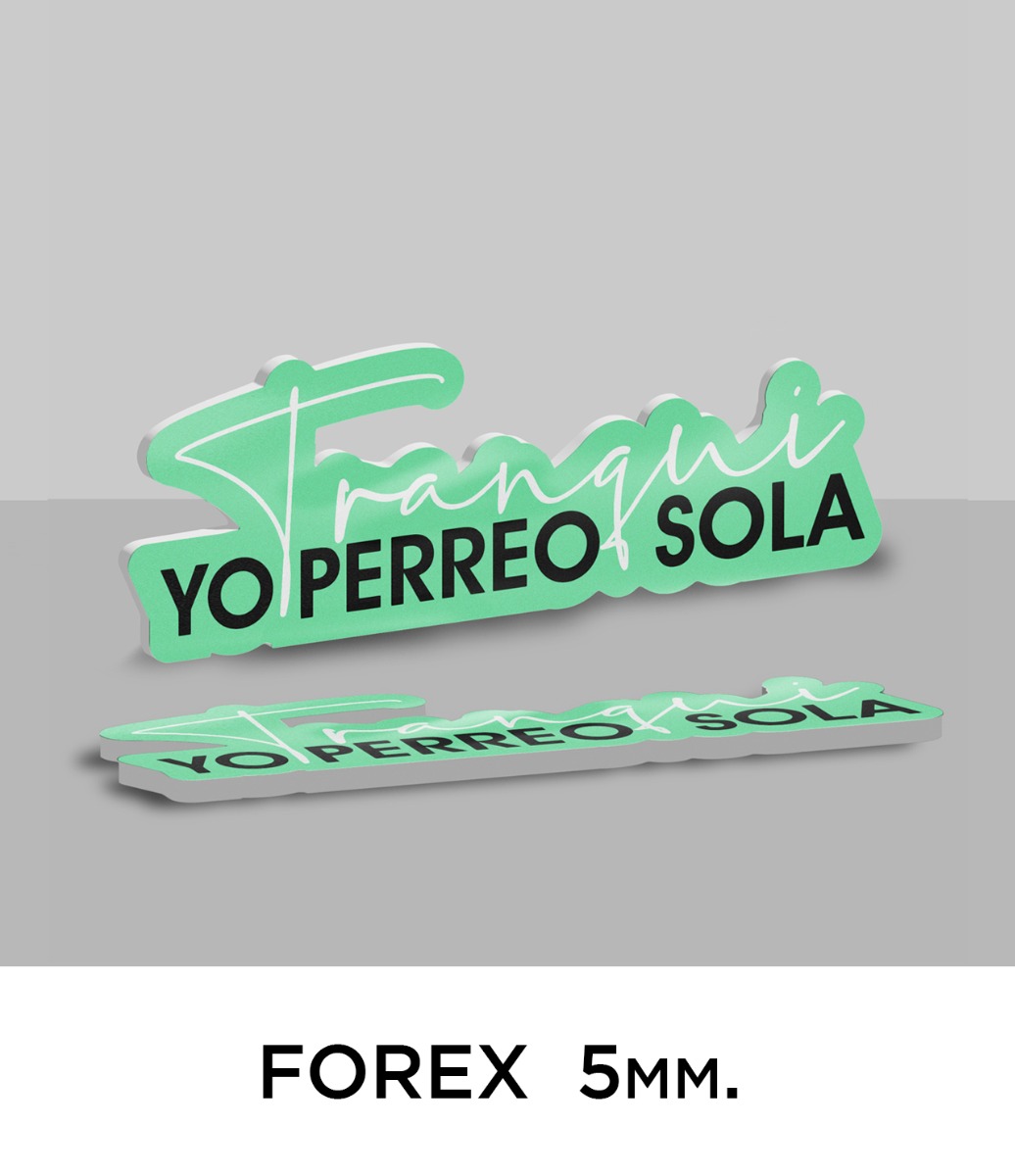 CARTEL CORTE PERSONALIZADO 5 MM