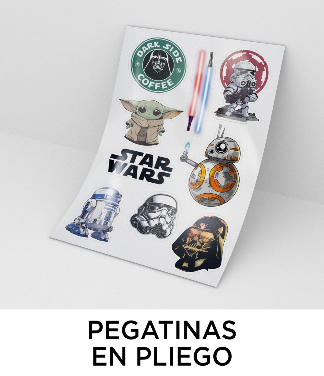 Pegatinas en Pliego