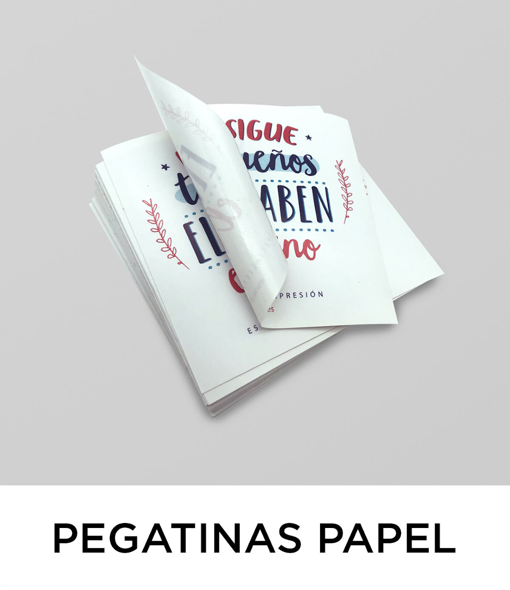 Imprime pegatinas personalizadas de forma rápida sencilla