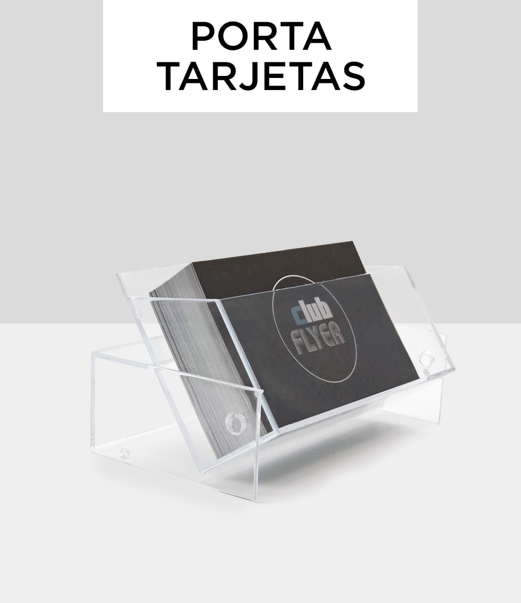 Porta tarjetas de visita