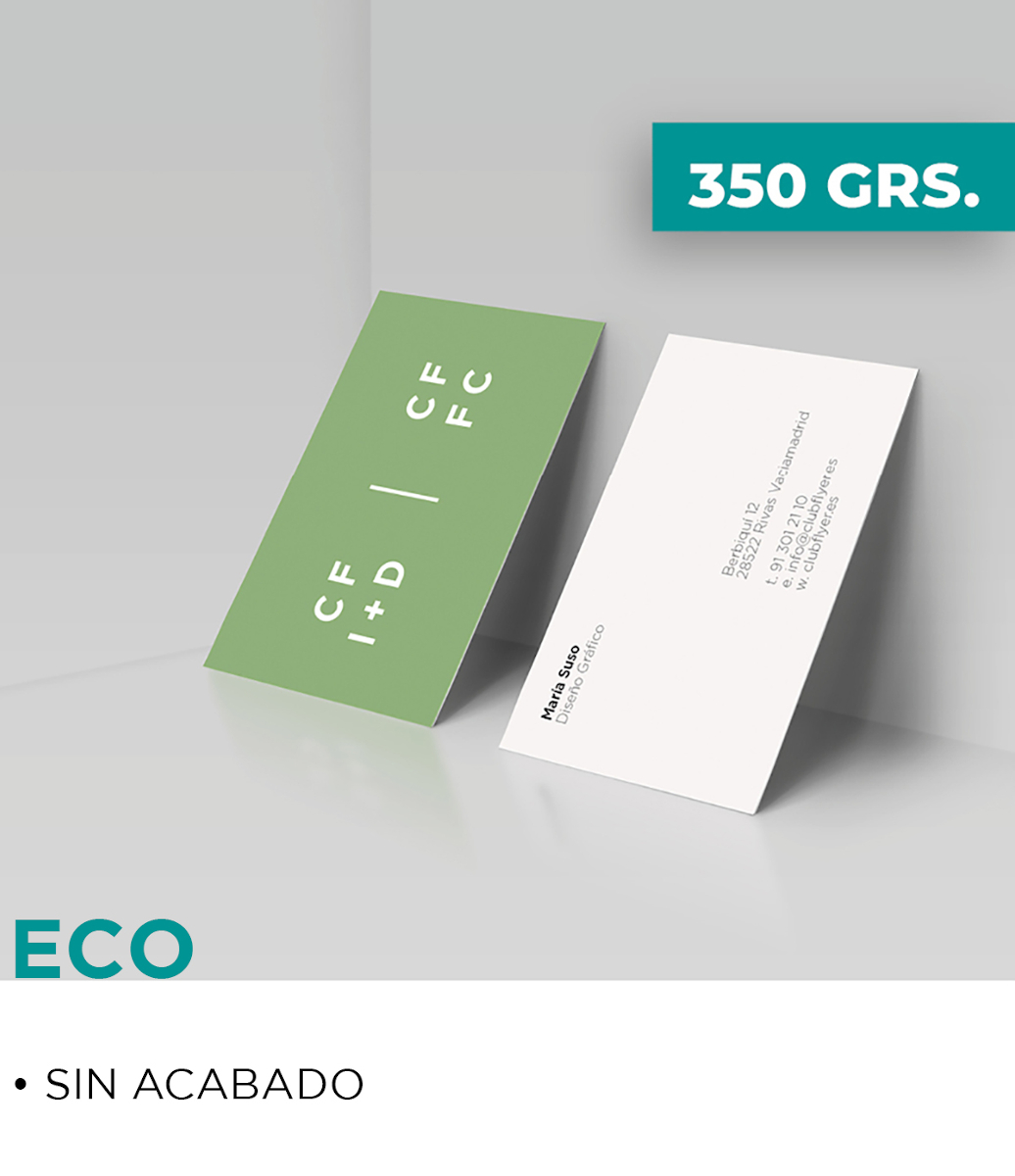 Tarjetas de Visita Eco