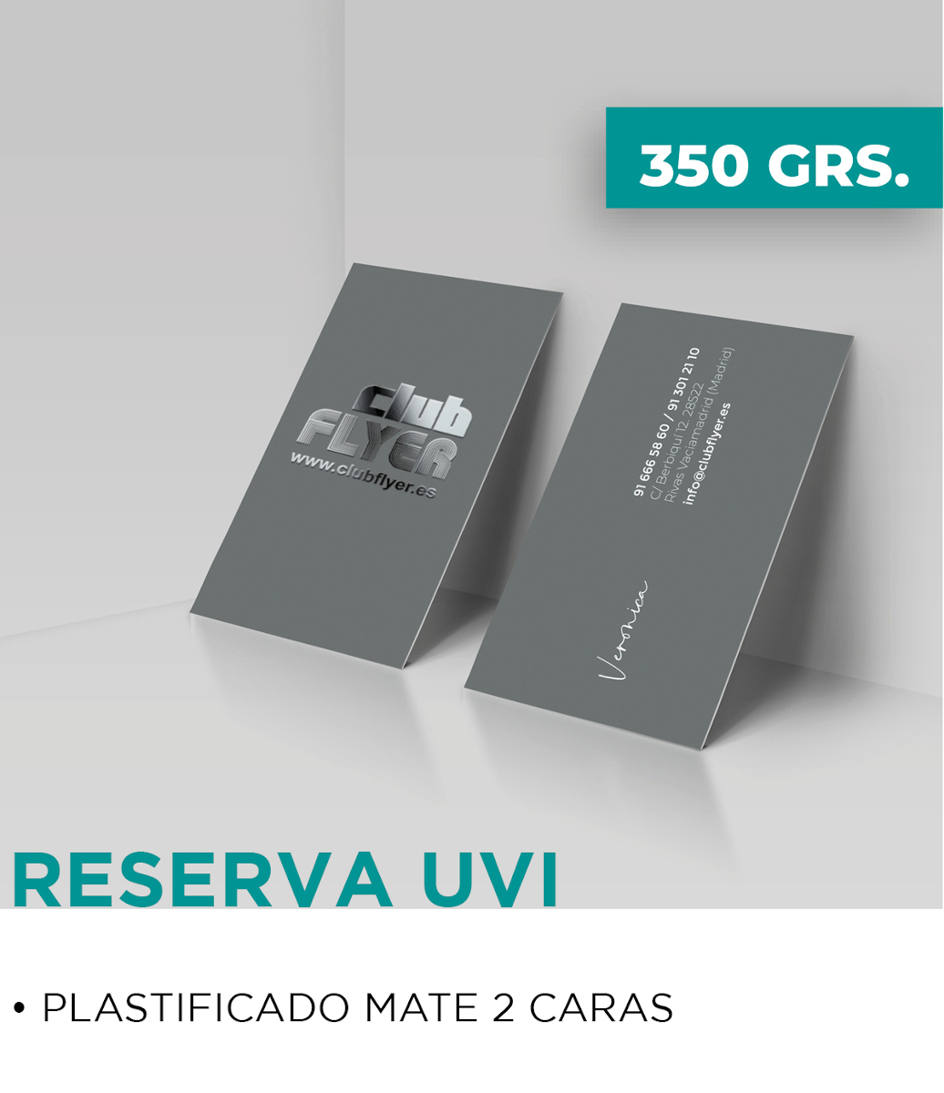 Tarjetas con Reserva UVI