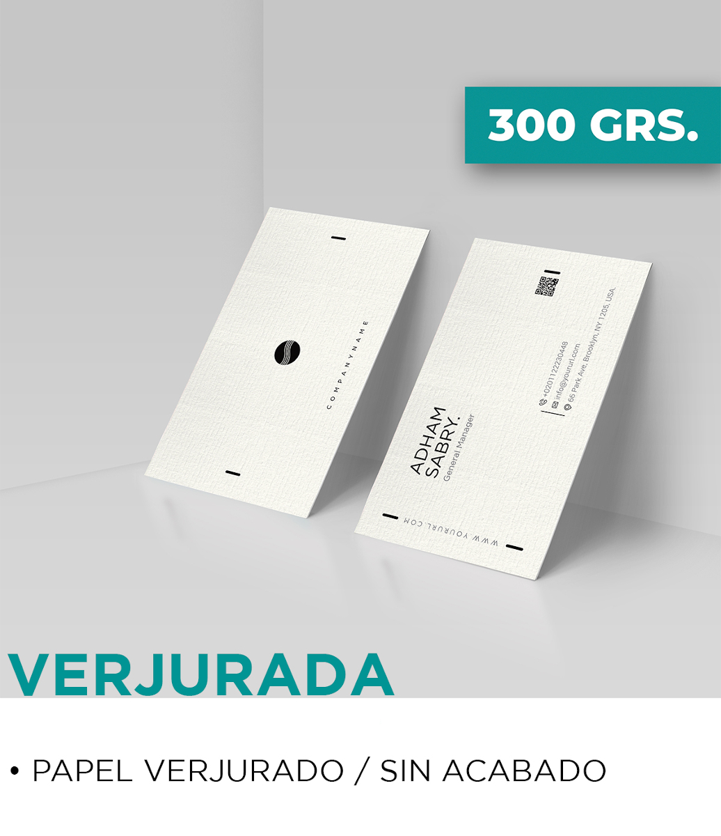 Tarjetas Verjurado