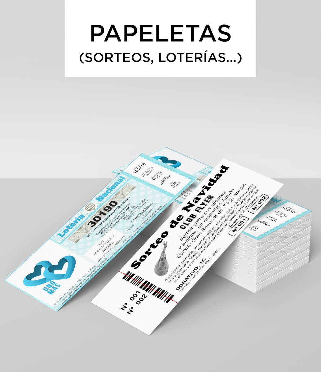 Papeletas Sorteo