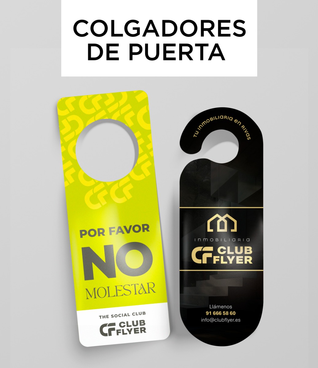 Colgadores de puerta o poming