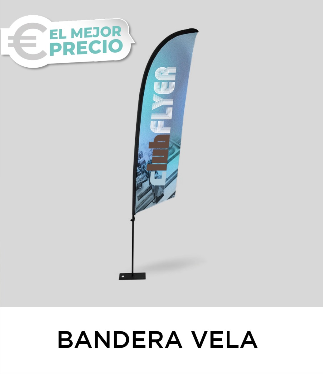 Banderas Vela personalizadas mejor precio
