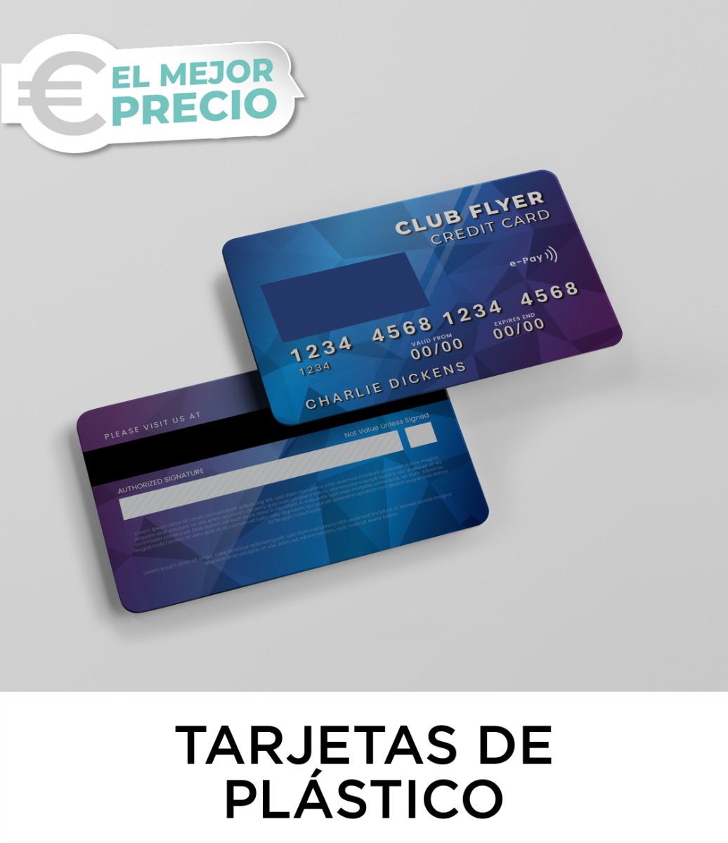 TARJETAS DE VISITA PVC AL MEJOR PRECIO