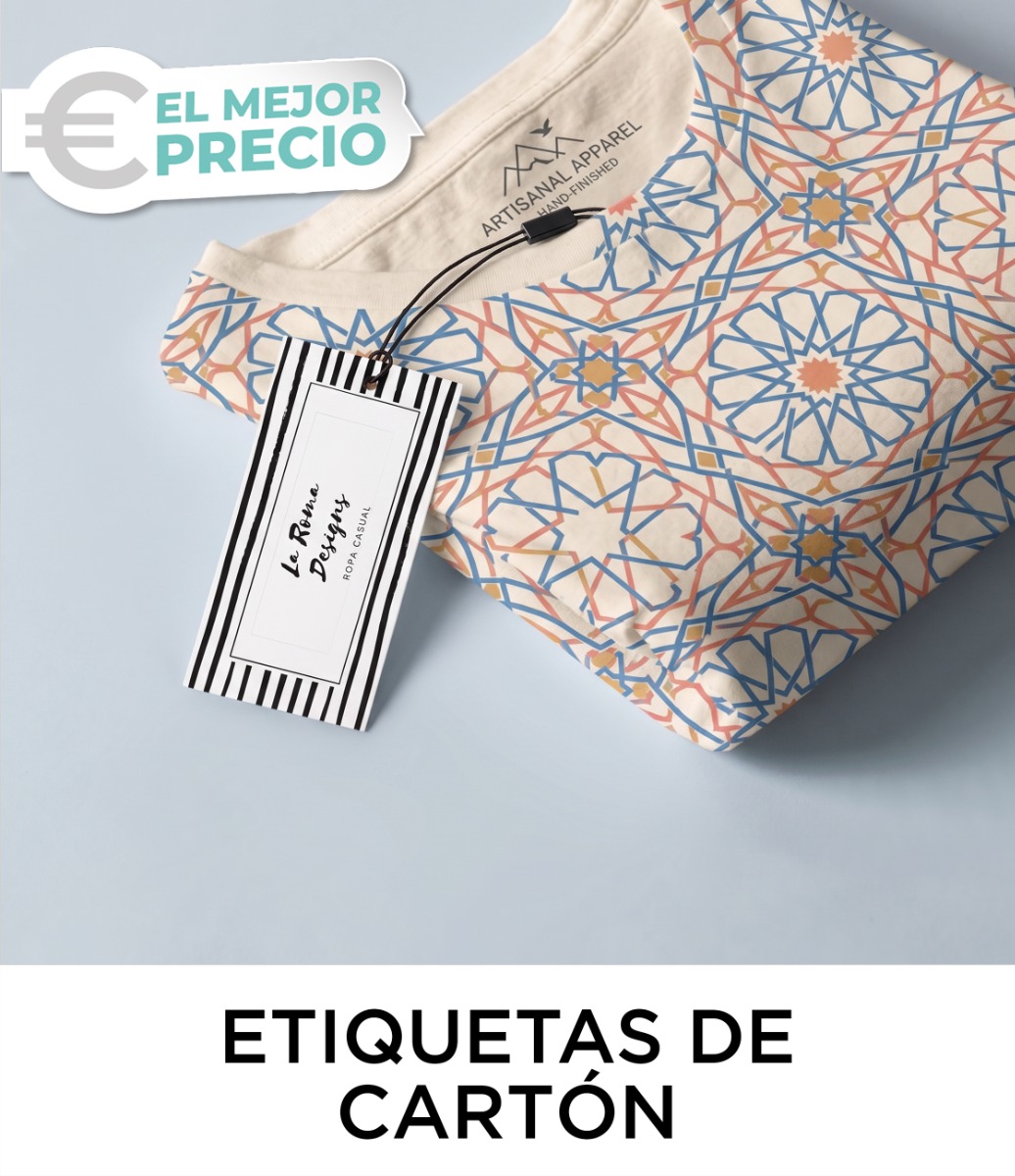 ETIQUETAS PARA ROPA AL MEJOR PRECIO