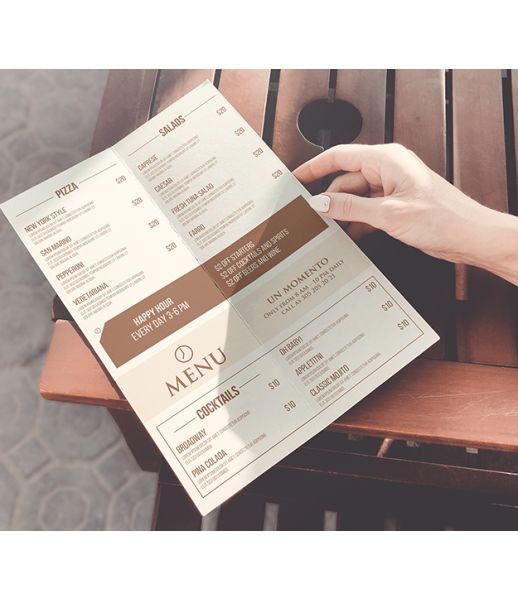 Cartas de Restaurante Papel DIN-A3