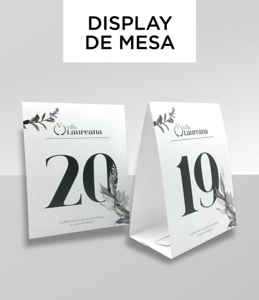 Display de mesa automontable