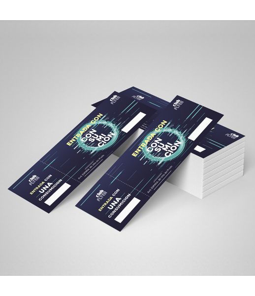 Entradas para Eventos menos de 1.000 unidades