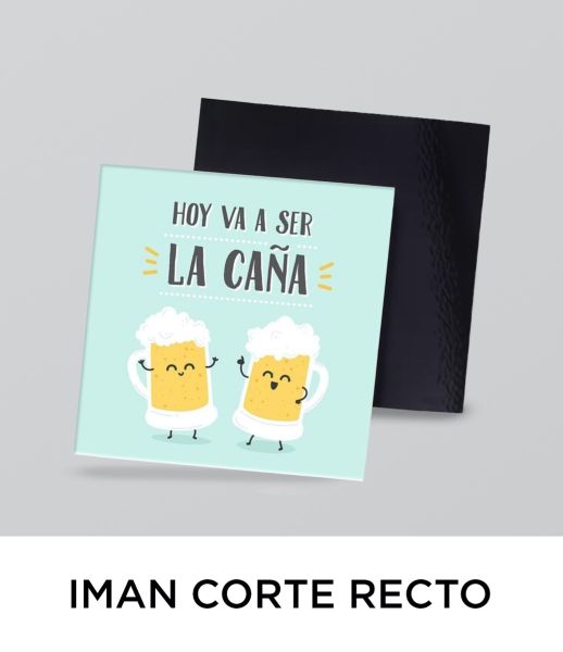 Imán corte recto
