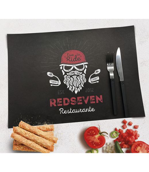Manteles de papel personalizados