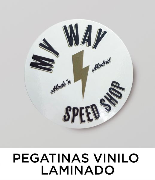 Pegatinas Vinilo Laminado Redondos