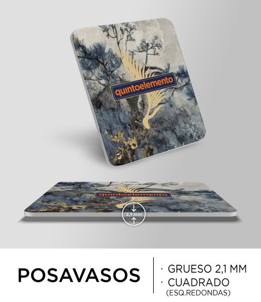 Posavasos premium cuadrados