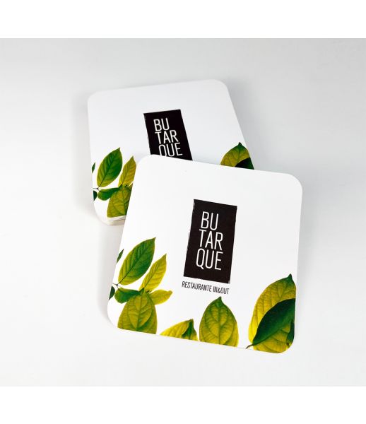 Posavasos de Papel Cuadrados