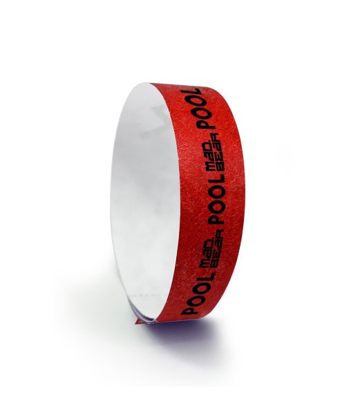 Pulsera Tyvek 19 mm tinta negro