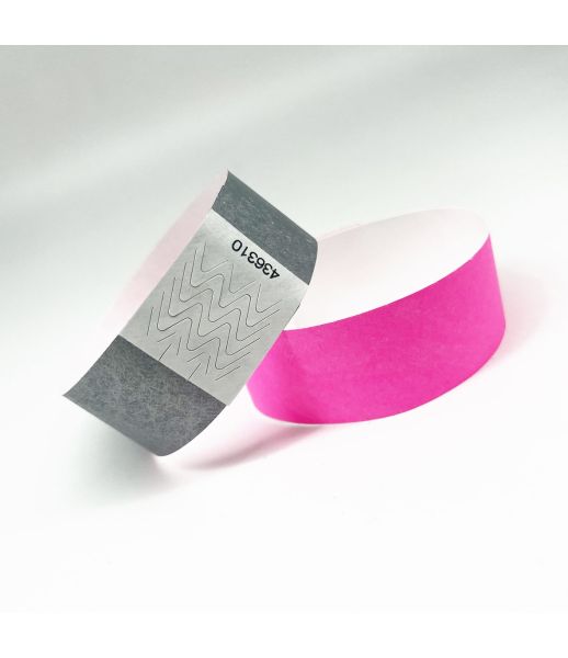Pulseras Tyvek 25 mm sin impresión