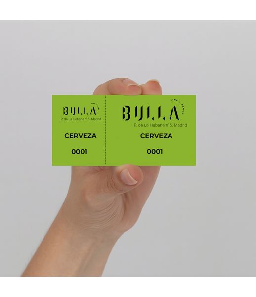 Tickets de consumición