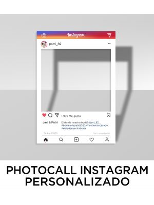 Photocall Instagram personalizado