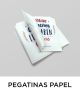 Pegatinas de Papel corte recto