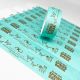 Pulseras Tyvek 25 mm tinta metalizada