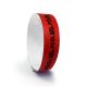 Pulsera Tyvek 19 mm tinta negro