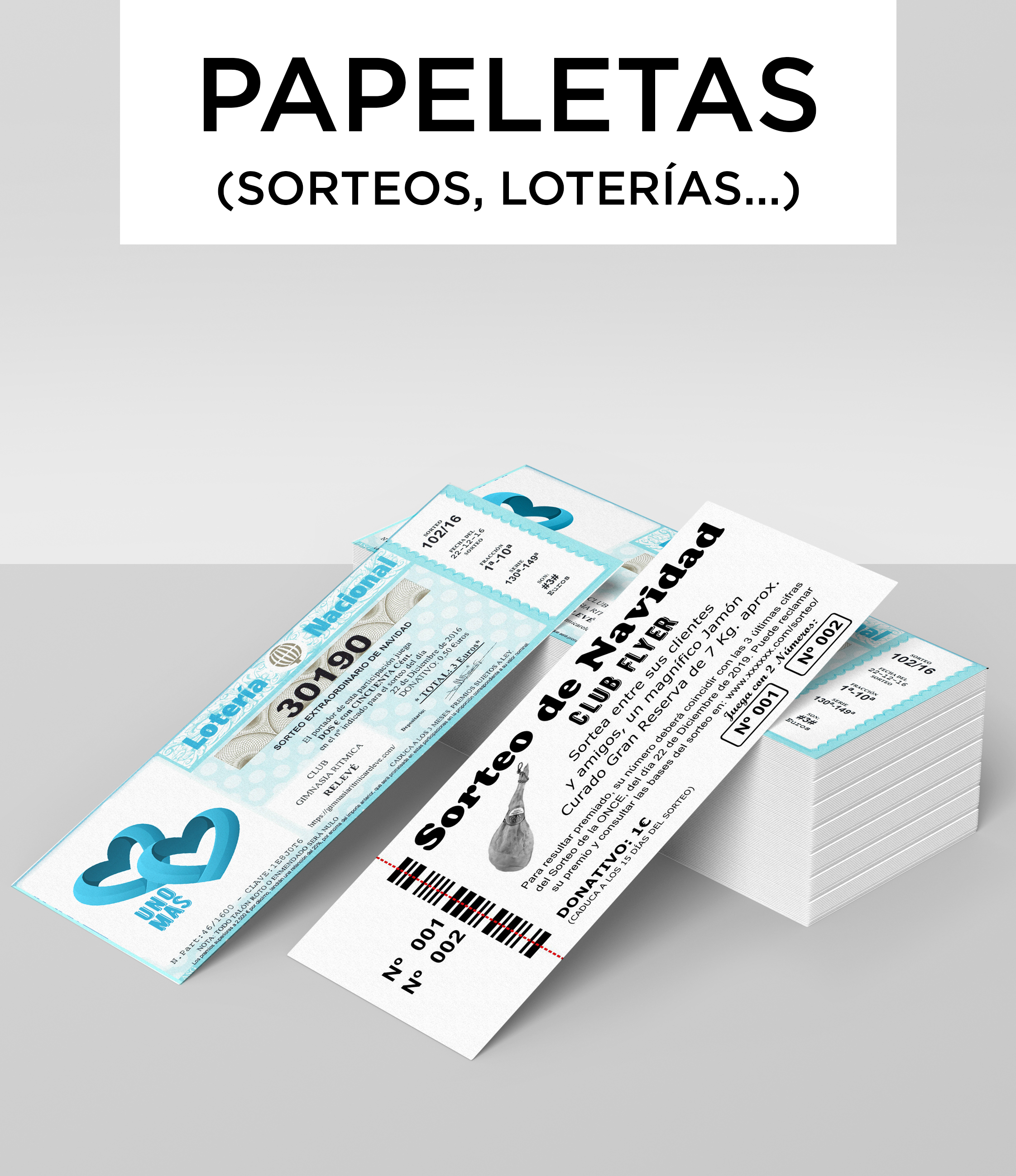 Papeletas de Sorteo