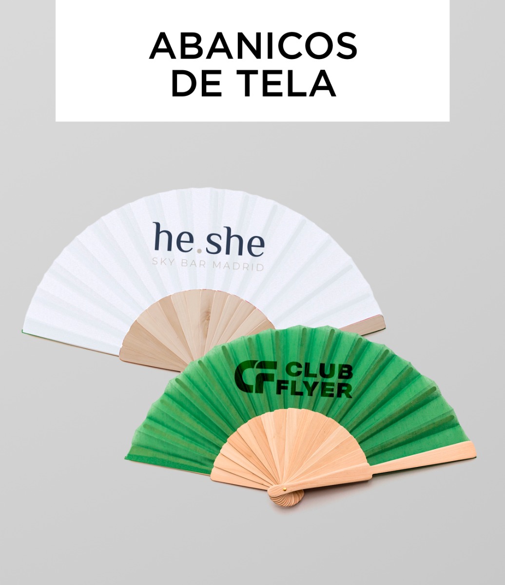 Abanicos de tela