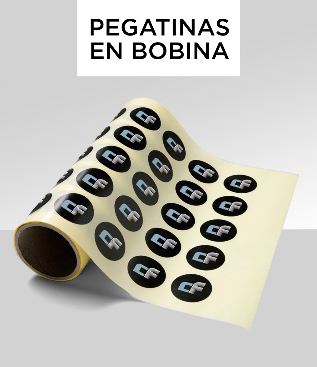 Pegatinas en Bobina