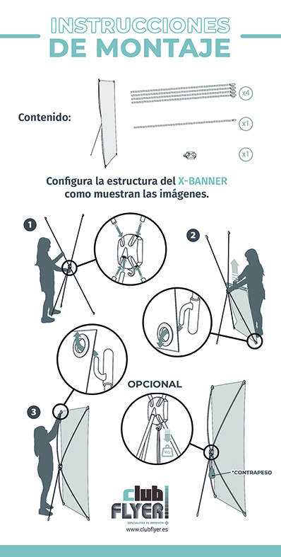 Instrucciones montaje banner