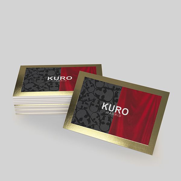 Tarjetas visita Stamping